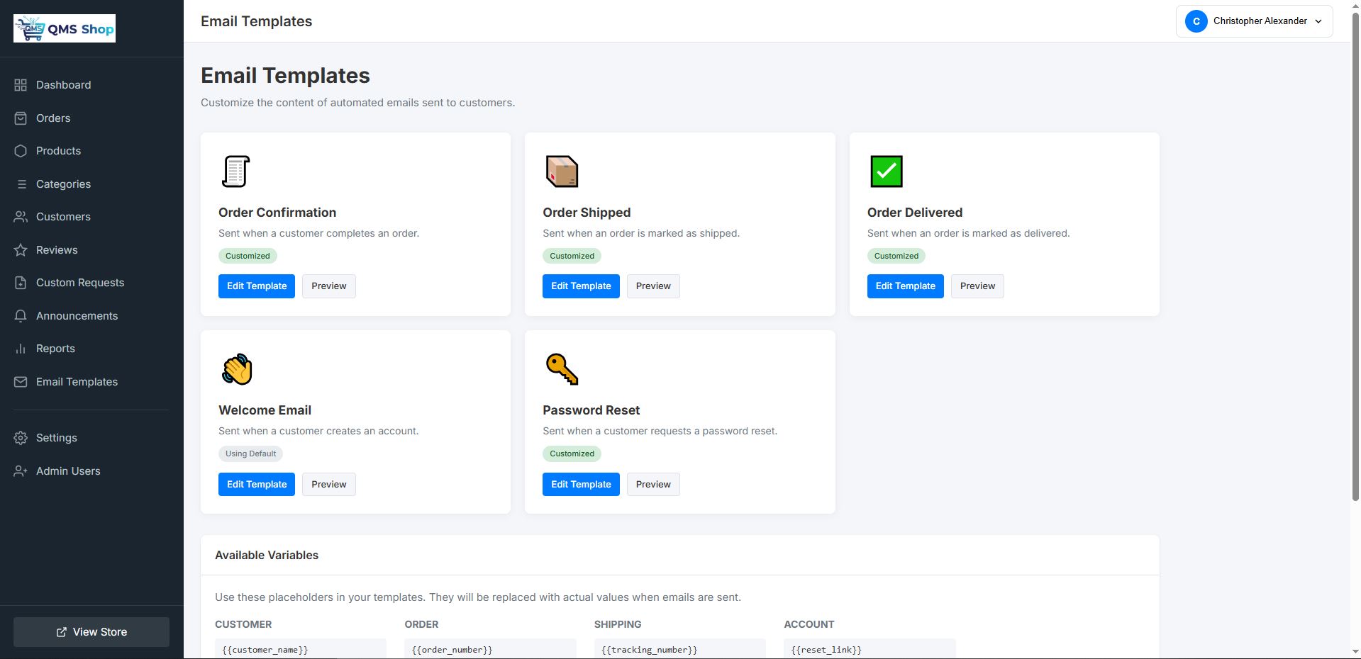 Customer Communications